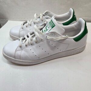 Adidas Stan Smith Mens 10.5 White Green Fairway Low Top Casual Shoes Sneakers